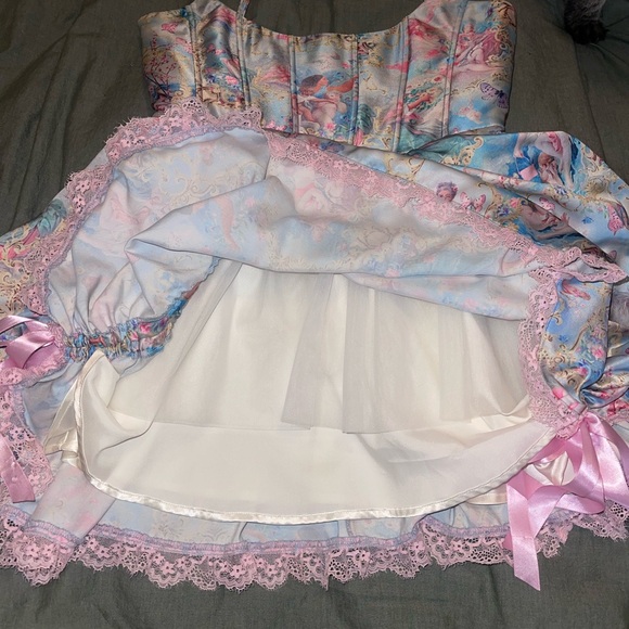 Dolls Kill Sugar Thrillz Pastel Fantasy Dress - Picture 8 of 12